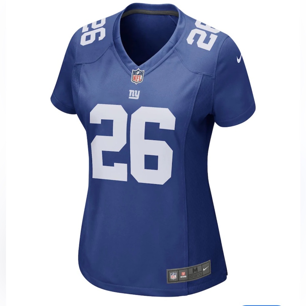 Women's Nike Saquon Barkley Royal New York Giants Player Jersey NWT
